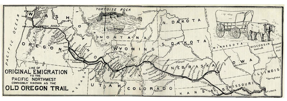 the oregon trail map the oregon trail 183 interexchange the oregon trail map the oregon trail 183 interexchange