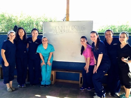 Penn nursing students in Nicaragua